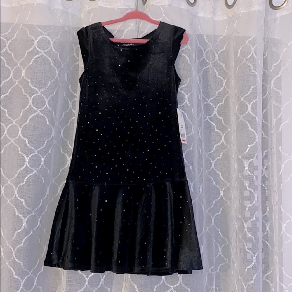 🌿Girls Black Dress - Picture 1 of 4